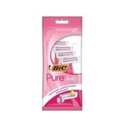 Bic Pure 3 Lady 3 Bıçaklı Kullan-At 4 Adet Kadın Tıraş Bıçağı