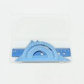 Bifeng Shop Siyah Stil Et Alüminyum Alaşımlı Cetvel Çizim Ölçümü Geometri Üçgencetvel Düz Kenar Iletki Çeşitli Cetveller (Yurt Dışından) - Renkli