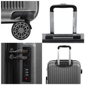 Biggdesign Ocean 24" Gri Orta Boy Valiz