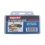 Bigpoint 85x55 mm 10 Adet Yatay Dayanıklı Şeffaf Yaka Kartı Poşeti