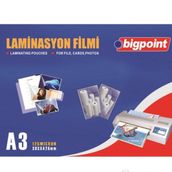 Bigpoint A3 125 Micron Laminasyon Filmi