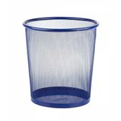 Bigpoint BP40935 Küçük Mavi Metal Perfore Çöp Kovası