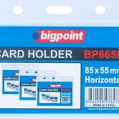 Bigpoint Çift Taraflı Pp Kart Kabı Yatay Şeffaf 85X55Mm 5'Li Poşet
