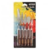 Bigpoint Metal Spatula Painting Knife 5'li Set