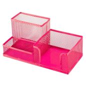 Bigpoint Pembe Metal Perfore 3 Gözlü Set
