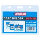Bigpoint Şeffaf 85x55 mm 10'lu Poşet Yatay Çift Taraflı Pp Kart Kabı