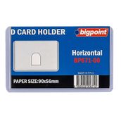 Bigpoint Şeffaf 90x53 mm Kart Kabı