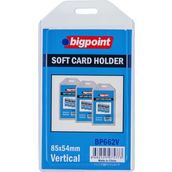 Bigpoint Yaka Kartı Kart Kabı Soft Esnek Çok Amaçlı Dikey 54X85 Mm. 100'Lu Kutu