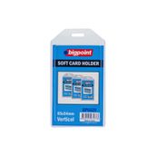 Bigpoint Yaka Kartı Kart Kabı Soft Esnek Çok Amaçlı Dikey 54X85 Mm. 5 Adet