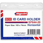 Bigpoint Yatay 105x74 mm 100'lü Eco Kart Poşeti