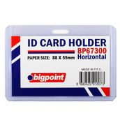 Bigpoint Yatay Şeffaf 88x55 mm Kart Kabı