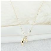 Bilezikçi Yunus Balığı 14 Ayar Kadın Altın Kolye