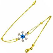 Bilezikhane 14BLK0157 Kar Tanesi Motifli 14 Ayar Altın Bileklik