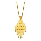 Bilezikhane Çeyreklı 22 Ayar Sallantılı 28.00 gr Altın Kolye