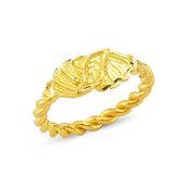 Bilezikhane Erzurum İkili Burma 22 Ayar Altın 5.00 gr Yüzük