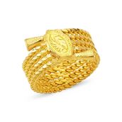 Bilezikhane Sıralı Burma 22 Ayar Altın 7.50 Gram Yüzük