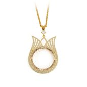 Bilezikhane Ziynet Çerçeve Lale Model 9.70 Gram 14 Ayar Altın Kolye