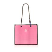 Bilik Deri BLKF Square Pembe Kumaş Kadın Omuz Çantası