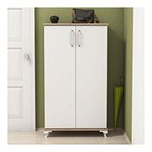 Bimossa Ceviz-Beyaz 120 cm Ayakkabılık Dolap