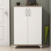 Bimossa R6030 Ceviz Beyaz 100 cm Ayakkabılık