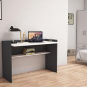 Bimossa S6030 Nazende Antrasit/Beyaz Çalışma Masası