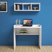 Bimossa V1040 Nakşidil Beyaz Çalışma Masası