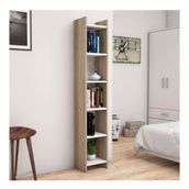 Bimossa W1020 Hüma 28.6cm Ceviz/Beyaz Kitaplık
