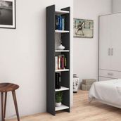 Bimossa W1030 Hüma 28.6 cm Antrasit/Beyaz Kitaplık