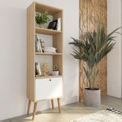Bimossa W5020 Janus Sepet/Beyaz Kitaplık