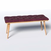 Bimossa Z2010 Arden Ahşap-Bordo Bench