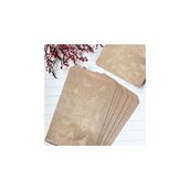 Bimotif Çam Desenli Kraft 11x20 100 Adet Kese Kağıdı