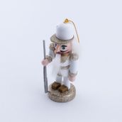Bimotif Yılbaşı Süsü, Kürekli Kurşun Asker, 10 Cm, Beyaz 1 Adet