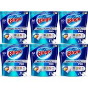 Bingo 300 Adet Limon Kokulu Akıllı Kapsül Pro Bulaşık Makinesi Deterjanı Tableti