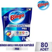 Bingo Akıllı Kapsül Pro 80 Adet Bulaşık Makinesi Tableti