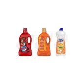 Bingo Renkliler 3Lt +Giysi Şampuanı 3Lt + Sıvı Bulaşık Deterjanı 1500 Ml 3'Lü Set