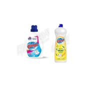 Bingo Sıvı Deterjan Amber 2600 Ml + Bulaşık Deterjanı 650 Ml 2'Li Set
