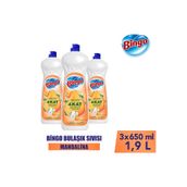 Bingo Sıvı Elde Bulaşık Deterjanı Mandalina 650ml X 3 Adet