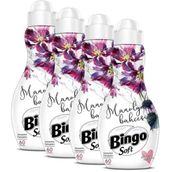 Bingo Soft Manolya Konsantre 1440 ml Ekonomi Paketi 4'lü Çamaşır Yumuşatıcısı