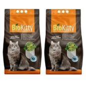 Bio Kitty Marsilya Sabunu Kokulu İnce Taneli 2x10 lt Kedi Kumu