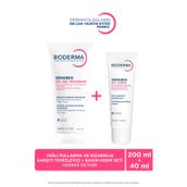 Bioderma Hassas Ciltler Yağlı Pullanma ve Kızarıklık Karşıtı Yatıştırıcı Bakım Kremi & Temizleyici 2'li Set