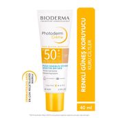 Bioderma PHOTODERM CREME SKİN BRİGHTENİNG SPF 50 LİGHT COLORED SUNSCREEN FOR DRY SKİN 40 ML PSSN1749
