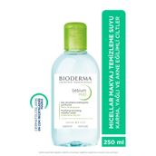 Bioderma Sebium H2O Karma, Yağlı ve Akne Eğilimli Ciltler için Micellar Makyaj Temizleme Suyu 250 ml