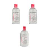 Bioderma Sensibio H2O 500 ml 3 adet Yüz Temizleme Suyu