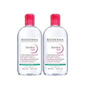 Bioderma Sensibio H2o Hassas Ciltler Için Makyaj Temizleme Suyu 2x500 Ml - Şeffaf