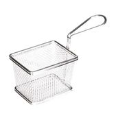 Biradlı BRD-YQ-03 Kare Tek Kulplu 10x7,5x7,5 cm Patates Sunum