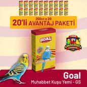 Bird Food Energy Goal Gs 20x250 gr Muhabbet Kuşu Yemi