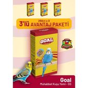 Bird Food Energy Goal Gs 3x250 gr Muhabbet Kuşu Yemi