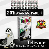 Bird Food Energy Televole Bjk 20x300 gr Muhabbet Kuşu Yemi