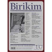 Birikim Aylık Sosyalist Kültür Dergisi Sayı: 337 Mayıs 2017