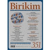 Birikim Aylık Sosyalist Kültür Dergisi Sayı: 351 Temmuz 2018